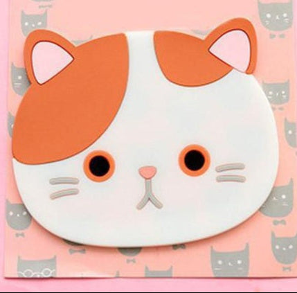 Orange cat shaped coaster - Neferpaws
