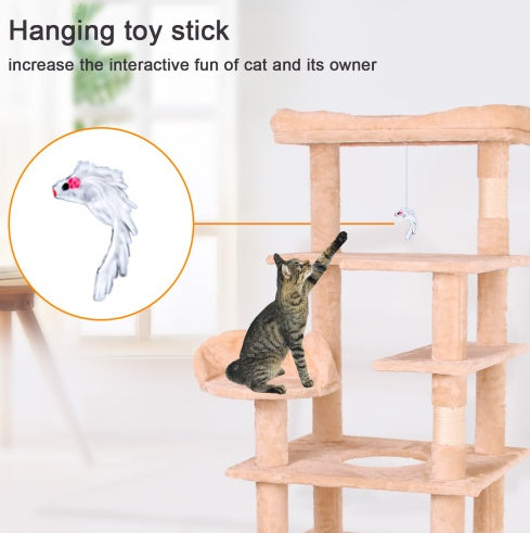 Cream White Cat Climbing Frame