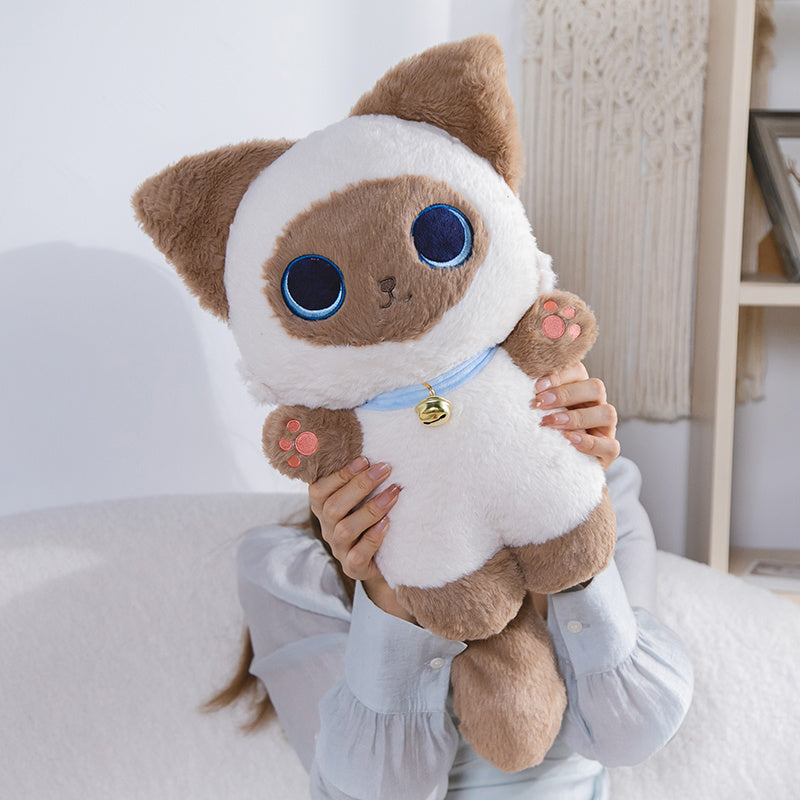 Japanese Cute Cat Plushie – Soft, Squishy & Kawaii Comfort Toy