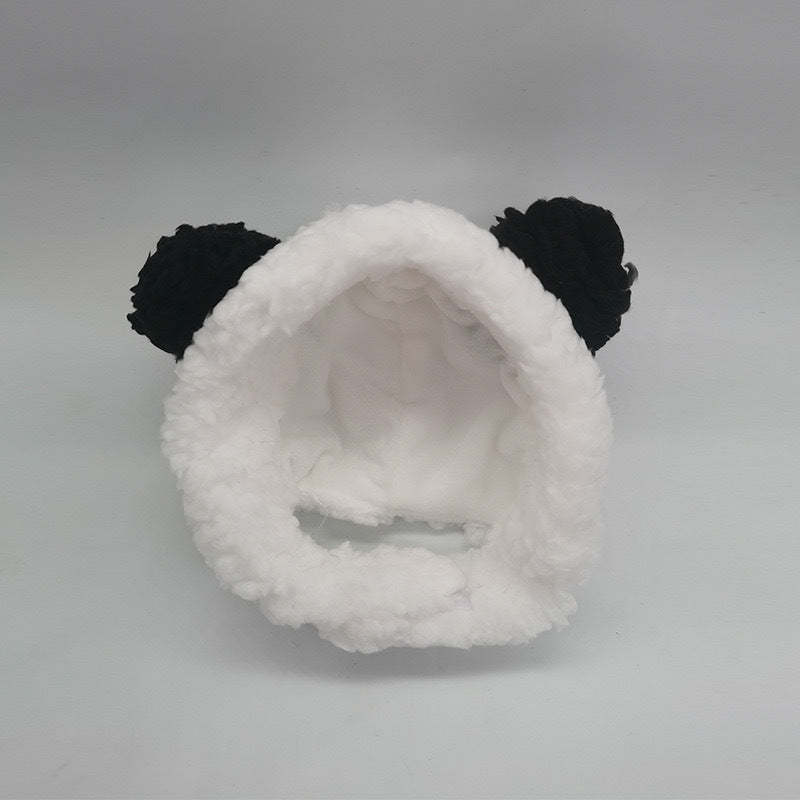 Panda hat for cats