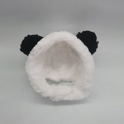 Panda hat for cats