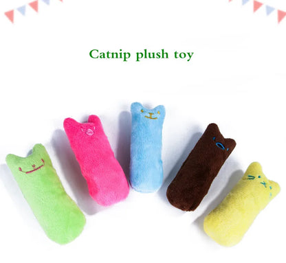 Five colorful catnip plush toys - Neferpaws