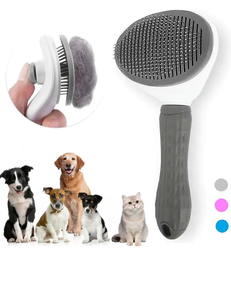 Self-Cleaning Pet Hair Removal Comb - Neferpaws