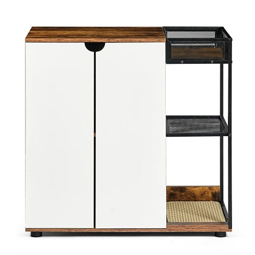 Stylish Litter Box Enclosure For Two Cats - Neferpaws
