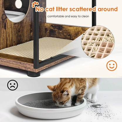 Stylish Litter Box Enclosure For Two Cats - Neferpaws