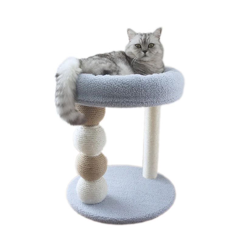 Cat scratchingpost with 3 balls